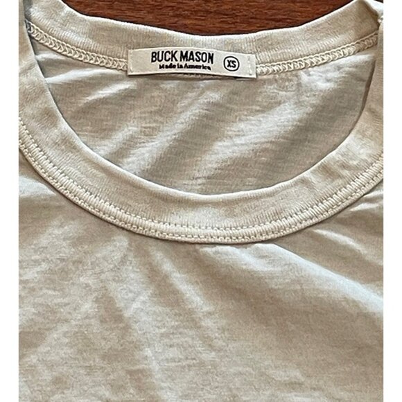 BUCK MASON BEIGE 3784 SHIRT SIZE XS - Picture 3 of 6